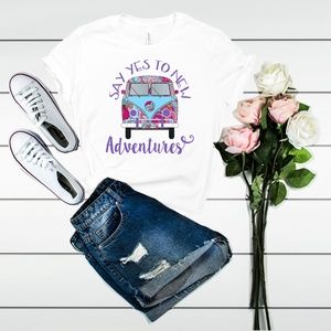 Say Yes to New Adventures Graphic Tee